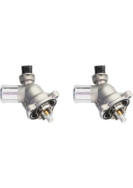 2x Motor Soğutma Termostat Muhafaza Kapak Montajı 25192923 25199831 Chevrolet Spark Soğutma Suyu Termostat (Yurt Dışından)