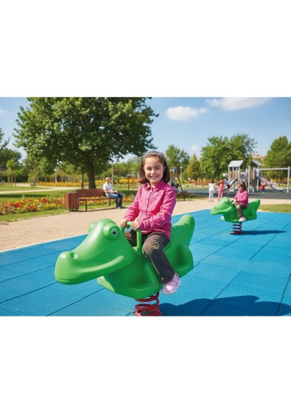 Çocuk Oyun Elemanı, Yaylı Çocuk Parkı, Timsah Zıpzıp