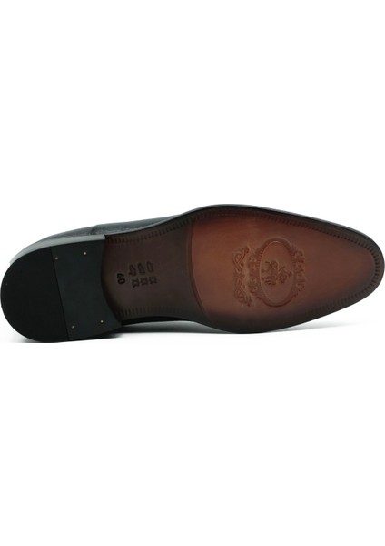 Hakiki Deri Siyah Klasik Erkek Kösele Ayakkabı - K166 modelleri
