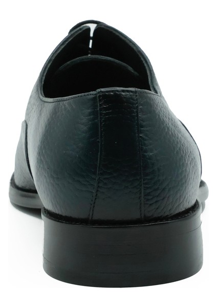 Hakiki Deri Siyah Klasik Erkek Kösele Ayakkabı - K166 fırsatları