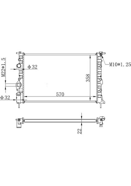 BRN041022 Motor Radyatoru 7700838135