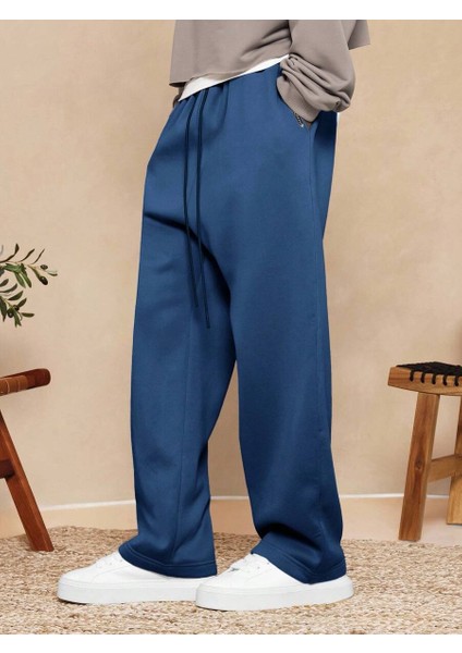 Baggy Erkek 3 Iplik Bol Kesim Bol Paça Mevsimlik Eşofman