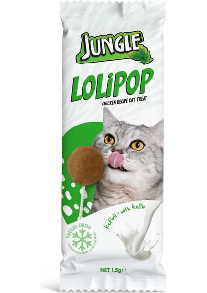 Kedi Lolipopu Kefirli 1,5 gr ( 1 Adet )