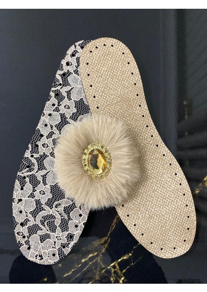 Kadın El Yapımı Örgü Ev Terliği Beyoğlu Inci Taş Detaylı Rahat ve Şık Çeyizlik Patik fiyatları