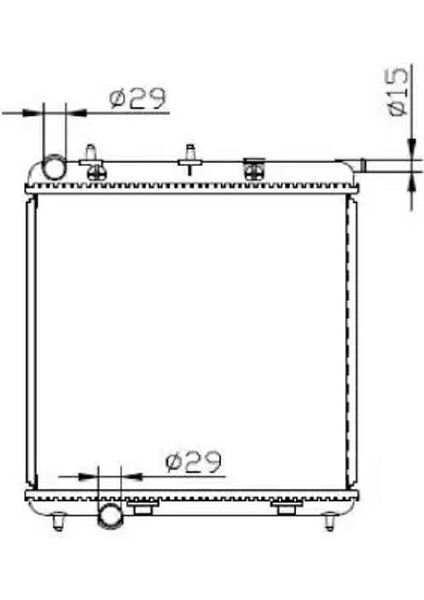 MPE155023 Motor Radyatoru 1300Q5 1330C0 1330Q5