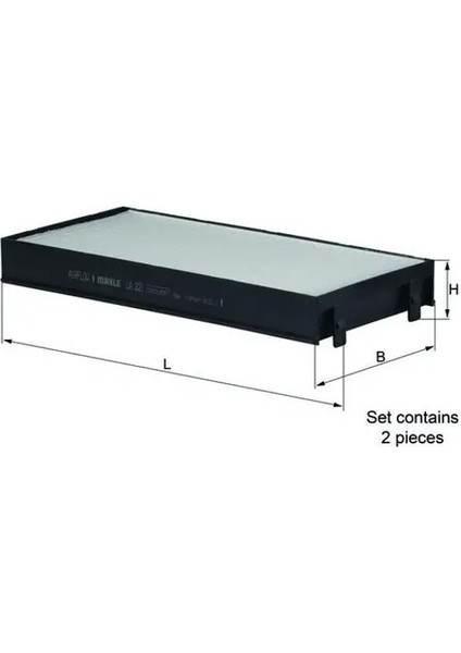 LA221S Polen Filtresi 64116945593 64119248294 64316945585