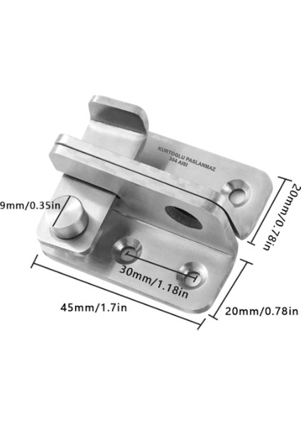 Çelik Sürgülü Kilit Sürgü Kilit 304 Kalite Mobilya Pencere Kafes Kapı Kilidi Koruma Kapı Mandalı Kilidi fiyatları