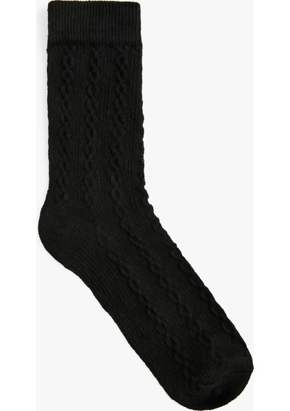 Balıksırtı Dokulu Pamuklu Soket Çorap fiyatları