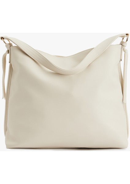 Metal Aksesuarlı Saplı Suni Deri Büyük Tote Çanta modelleri