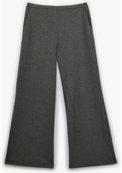 Cepli Viskon Karışımlı Basic Pijama Altı