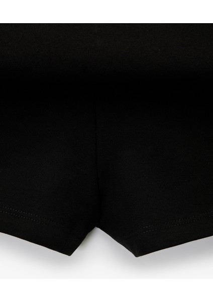 Slim Fit Metal Aksesuar Detaylı Mini Şort Etek fırsatları