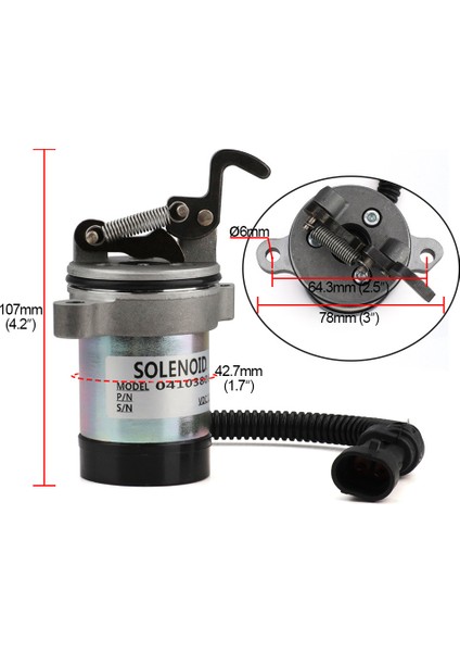 Deutz Yakıt Için Solenoid 04103812 04103808 F3L F3M F4L F4M 1011 2011 (Yurt Dışından) fiyatları