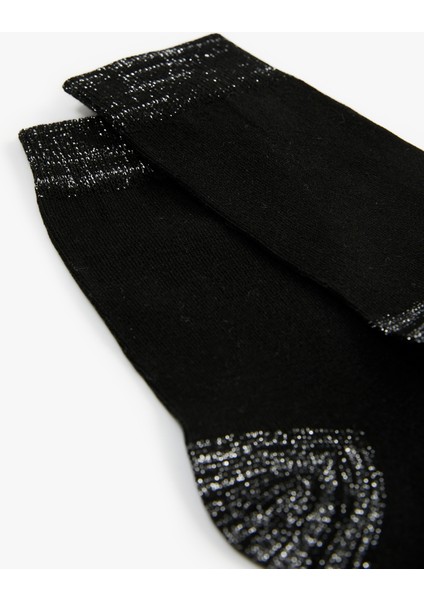 Parlak Detaylı Soket Çorap modelleri