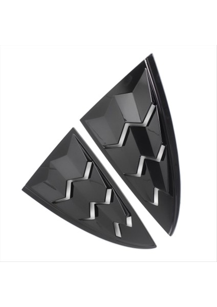 Araba Arka Cam Üçgen Dış Dekor Panjurları Spoiler Tesla Için Deklanşör Kapağı Model 3 2017-2021 Siyah (Yurt Dışından) modelleri