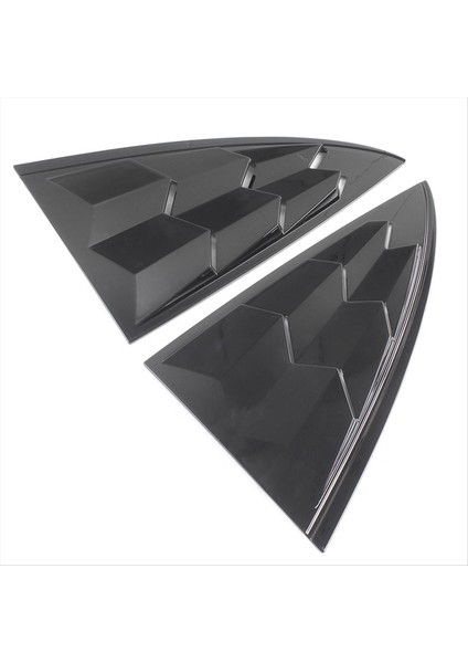 Araba Arka Cam Üçgen Dış Dekor Panjurları Spoiler Tesla Için Deklanşör Kapağı Model 3 2017-2021 Siyah (Yurt Dışından) indirimleri