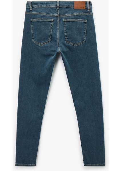 Normal Bel Pamuklu Cepli Skinny Fit Jean Pantolon - Michael Jean fiyatları