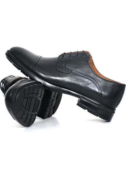 Hakiki Deri Siyah Klasik Erkek Ayakkabı Bağcıklı - 3337 fırsatları