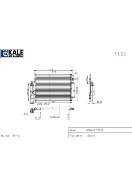 050ABC030 Klima Radyatoru