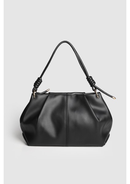 Lagraccio Paris Kadın Brale Yumuşak Deri El ve Omuz Çantası Mat Siyah fiyatları