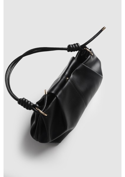 Lagraccio Paris Kadın Brale Yumuşak Deri El ve Omuz Çantası Mat Siyah fırsatları