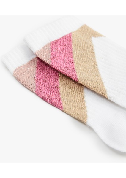 Pamuklu Desenli Soket Çorap modelleri