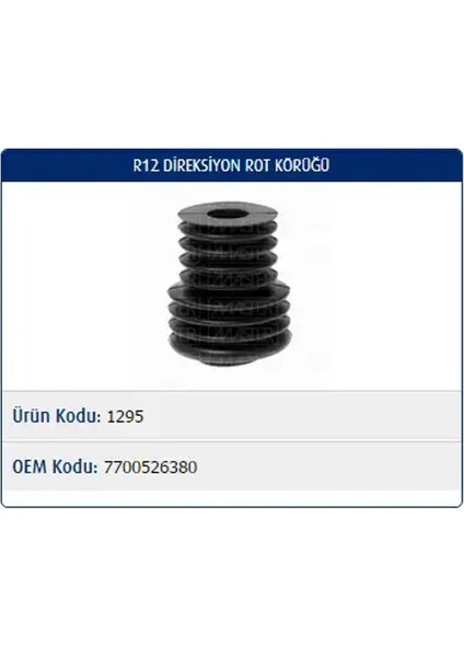 M1295 Rot Korugu 7700526380