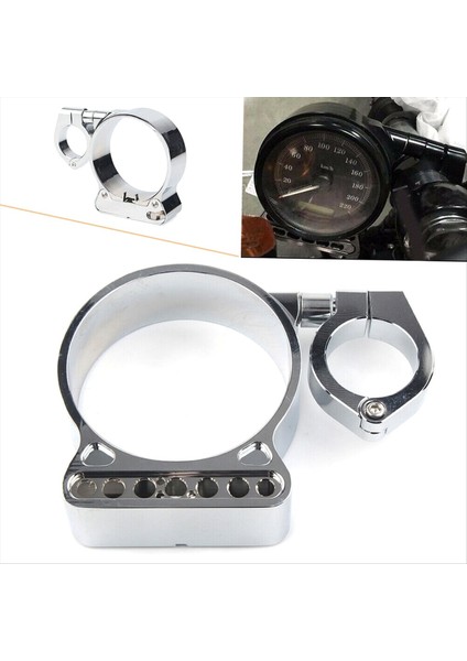 Harley Sportster XL883 1200 Için Chrome 39MM Yan Speedo Relocator Bracket (Yurt Dışından) fiyatları