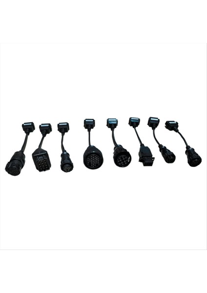Tam Set 8 Pcs Kamyon Dönüştürücü Erkek - Kadın Obd2 Obd2 Otomatik Konektör Uzatma Kablosu Obd2 Teşhis Arayüz Konnektörü (Yurt Dışından)