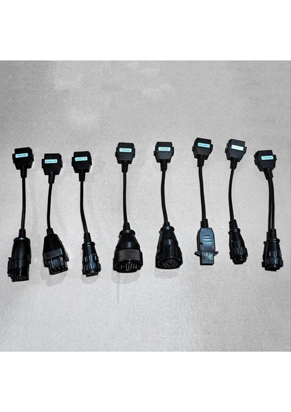 Tam Set 8 Pcs Kamyon Dönüştürücü Erkek - Kadın Obd2 Obd2 Otomatik Konektör Uzatma Kablosu Obd2 Teşhis Arayüz Konnektörü (Yurt Dışından) indirimleri