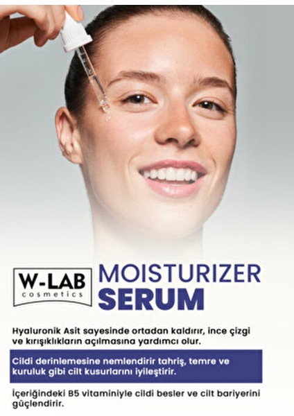Kozmetik Nemlendirici Serum Hyaluronik Asit İçerikli 30 ml Cilt Bakım Ürünü indirimleri