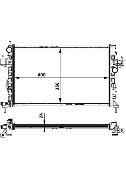 CR422000S Motor Radyatoru 1300259 1300261 13100381