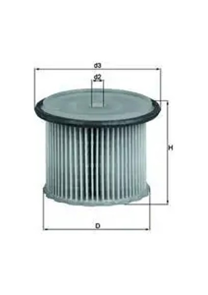 KX631 Yakit Filtresi 1606451188 190137 190629