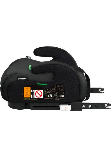 Isofix Bağlantılı 15-36 kg Oto Koltuğu Yükseltici Booster Siyah indirimleri