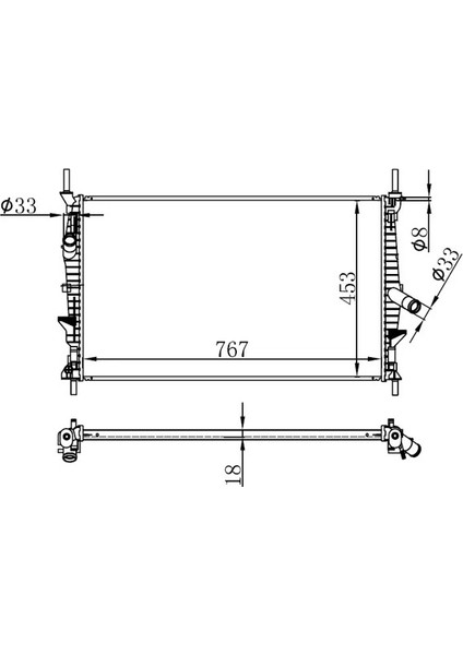 BFR177018 Motor Radyatoru 1789645 BK218005CC