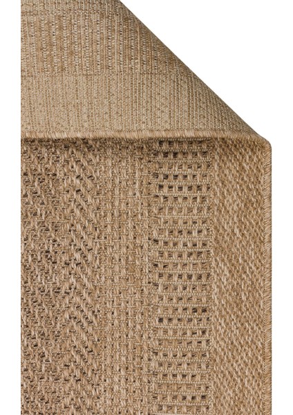 Salda SLD 02 Natural - Suya Dayanıklı Jüt Görünümlü Natural Sisal Halı | Yumuşak Dokulu, Modern İç & Dış Mekan Halısı