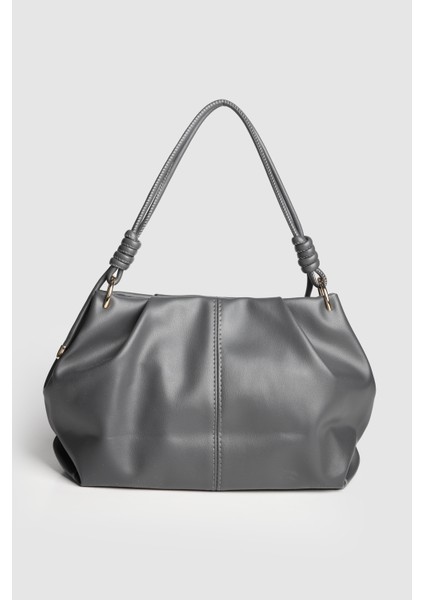 Lagraccio Paris Kadın Brale Yumuşak Deri El ve Omuz Çantası Antrasit fırsatları