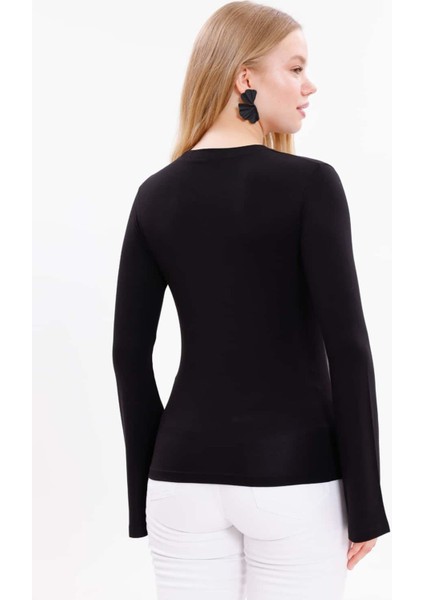 Kadın Ispanyol Kol Body – Siyah fiyatları