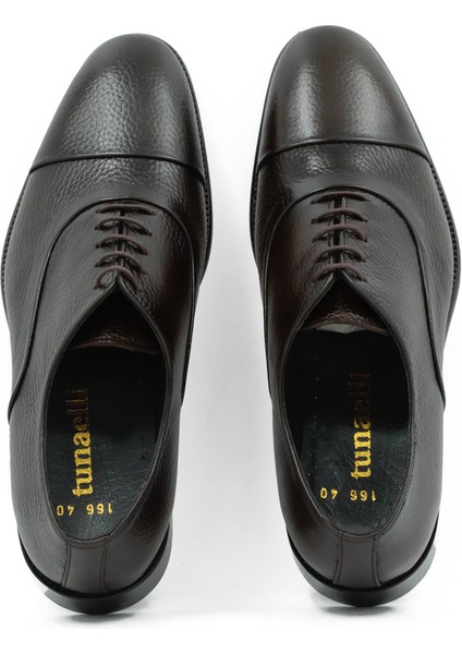 Hakiki Deri Siyah Klasik Erkek Kösele Ayakkabı - K166 indirimleri