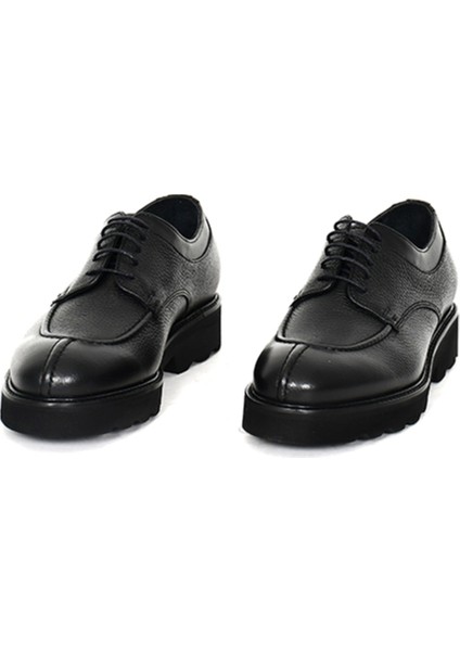 Hakiki Deri Siyah Klasik Erkek Ayakkabı Eva Taban Bağcıklı - 0302 fiyatları