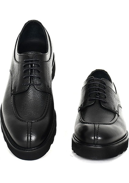 Hakiki Deri Siyah Klasik Erkek Ayakkabı Eva Taban Bağcıklı - 0302 modelleri