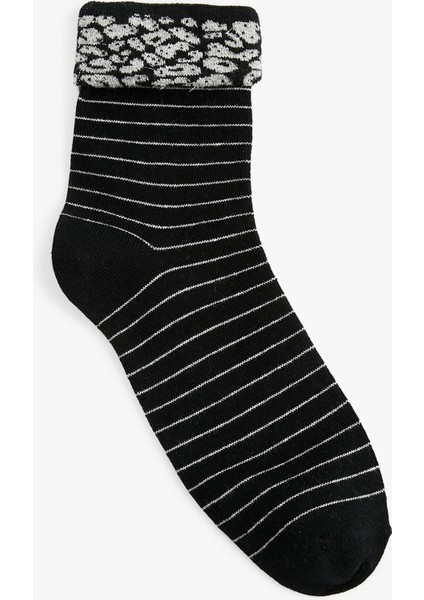 Çizgili Pamuklu Soket Çorap fiyatları
