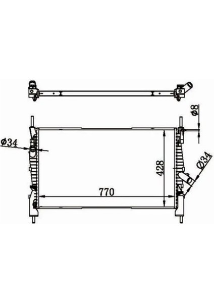 80557 Motor Radyatoru ME5S6H8005AD