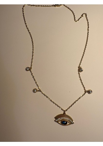 Çelik Göz Detay Zincir Kolye modelleri