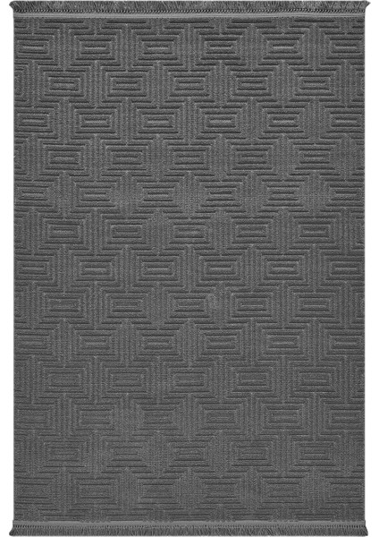 Ruby Antrasit Halı Salon Oturma Odası Çocuk Odası Yatak Odası Halısı 1550