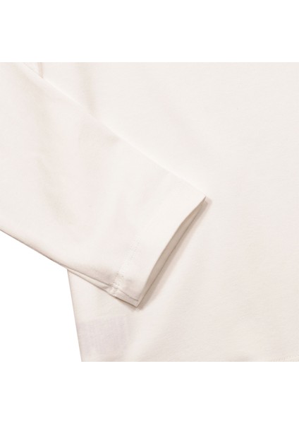 Kadın Korına O Yaka Uzun Kollu Slim Fit Kesim Likralı Penye T-Shirt fırsatları