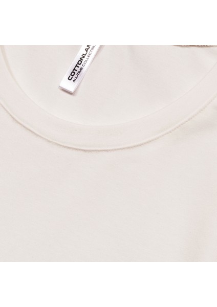 Kadın Korına O Yaka Uzun Kollu Slim Fit Kesim Likralı Penye T-Shirt indirimleri