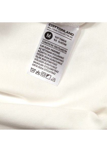 Kadın Korına O Yaka Uzun Kollu Slim Fit Kesim Likralı Penye T-Shirt