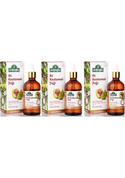 At Kestanesi Yağı 3 x 20 ml modelleri