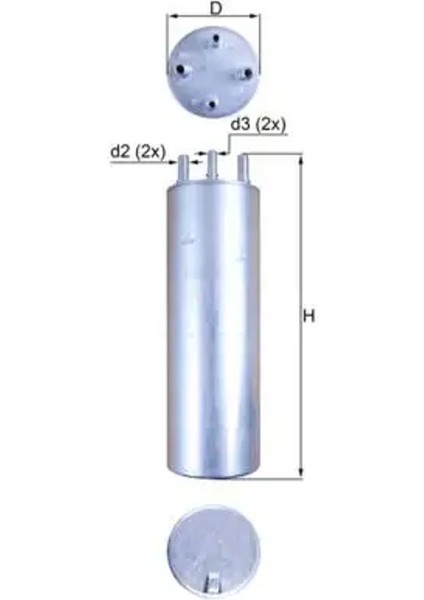 KL22911 Yakit Filtresi 7H0127401 7H0127401A 7H0127401B