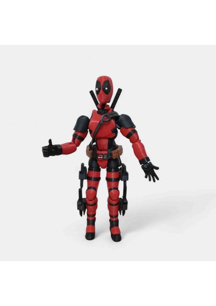 Deadpool Tüm Eklemleri Hareketli Aksiyon Figürü 18 cm